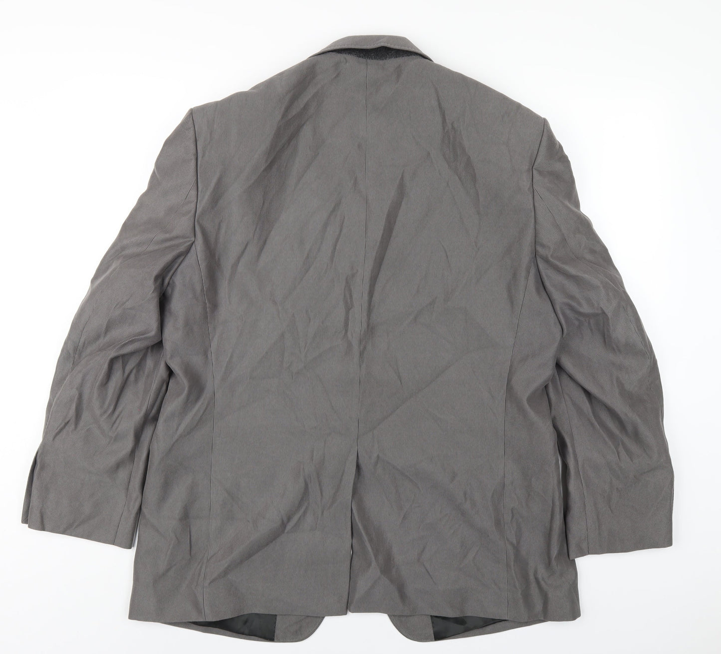 Marks and Spencer Mens Grey Polyester Jacket Blazer Size 42 Regular