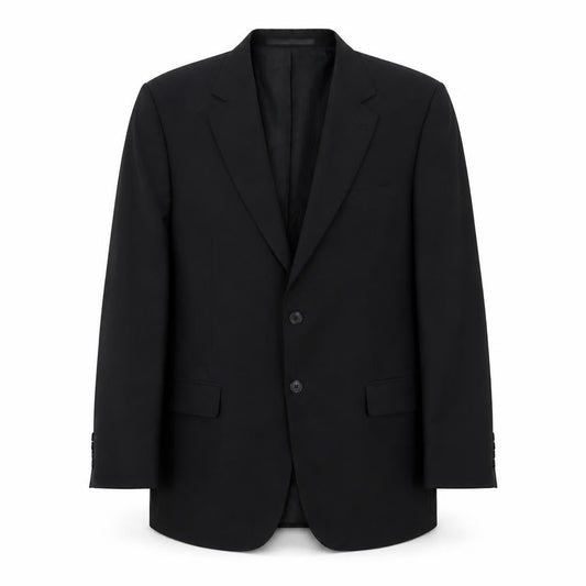 Marks & Spencer Mens Black Polyester Jacket Blazer Size 42 Regular