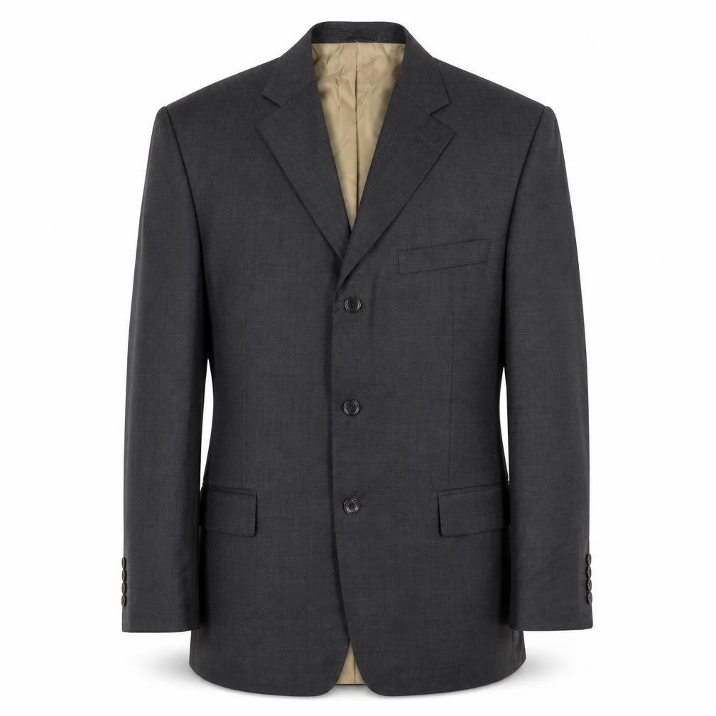Marks & Spencer Mens Grey Wool Jacket Blazer Size 42 Regular