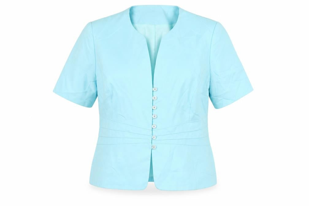 Country Casuals Womens Blue Jacket Size 16 Button