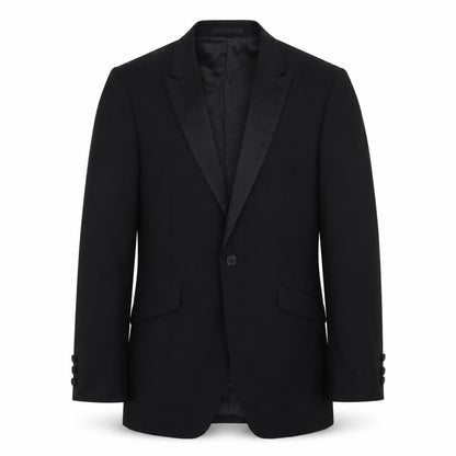 ONESIX5IVE5ive Mens Black Polyester Jacket Blazer Size 38 Regular