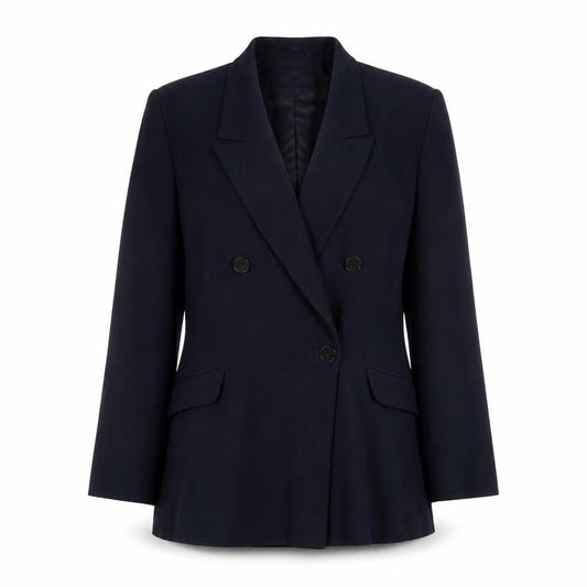 BHS Womens Blue Polyester Jacket Blazer Size 14