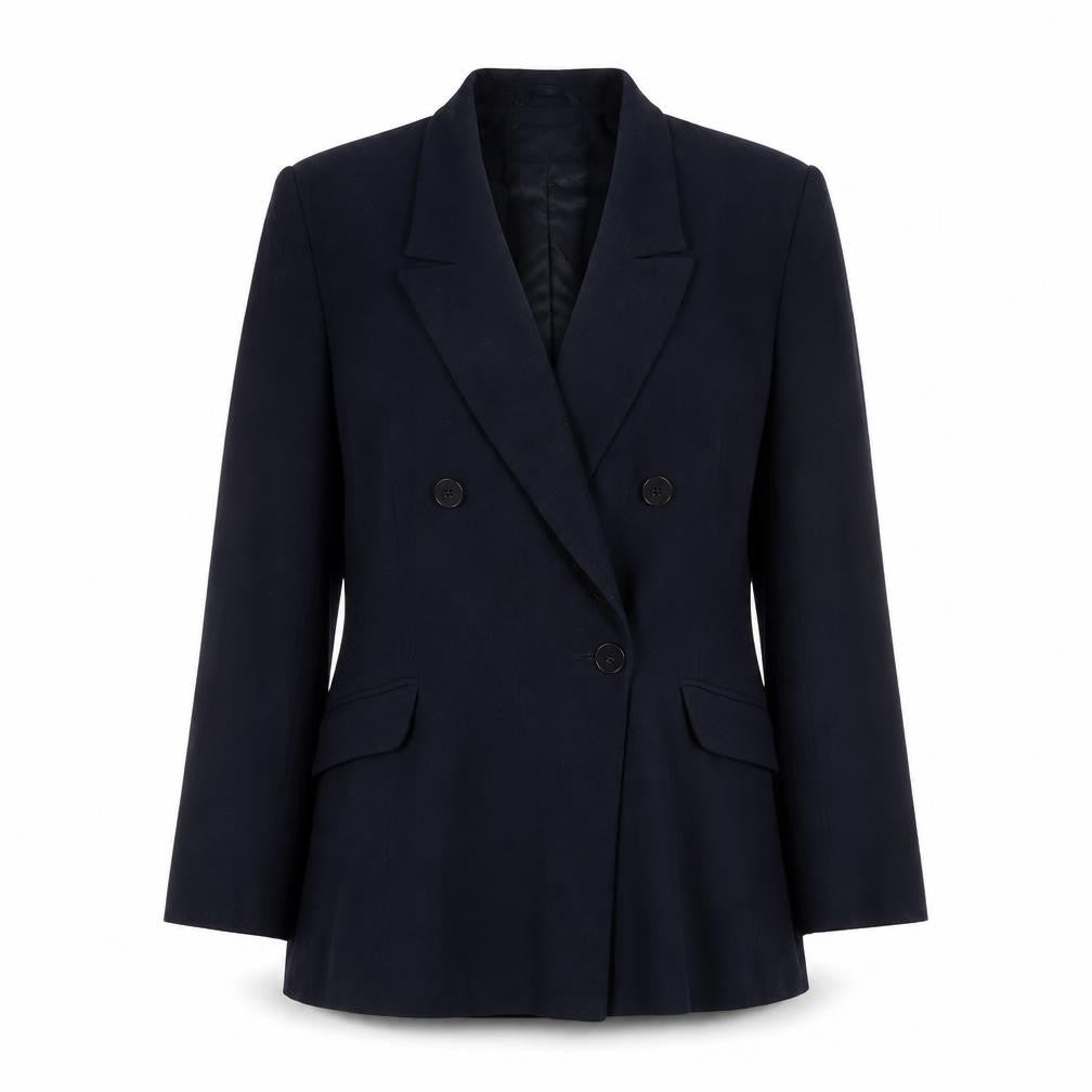 BHS Womens Blue Polyester Jacket Blazer Size 14
