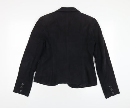 Gap Womens Black Jacket Blazer Size 12 Button