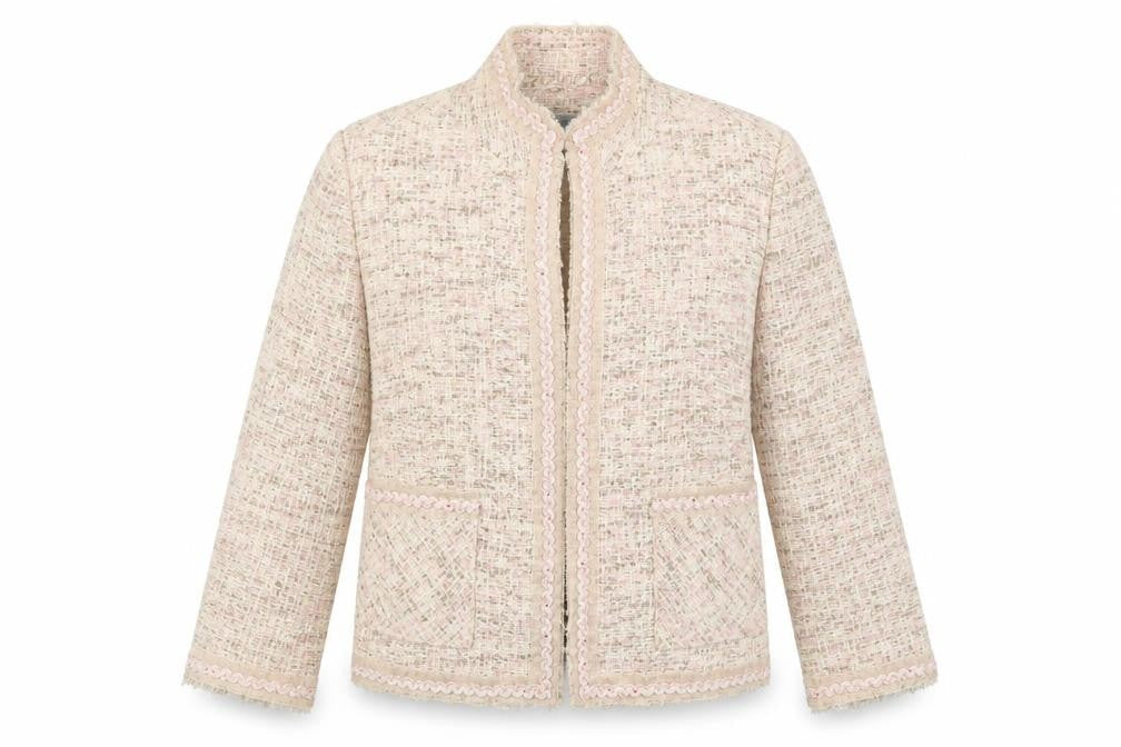 Marks and Spencer Womens Beige Jacket Size 12 Hook & Eye