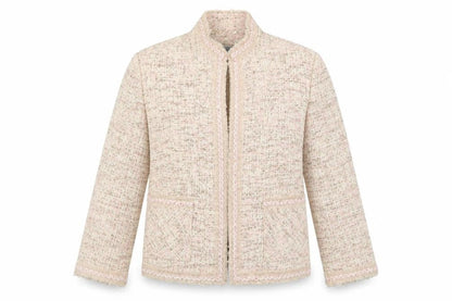 Marks & Spencer Womens Beige Jacket Size 12 Hook & Eye