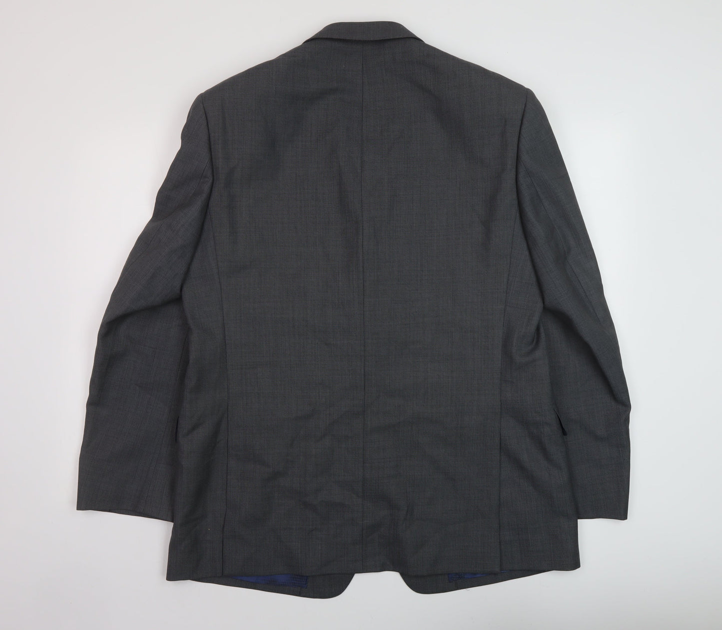 Marks and Mens Grey Wool Jacket Suit Jacket Size 42 Regular