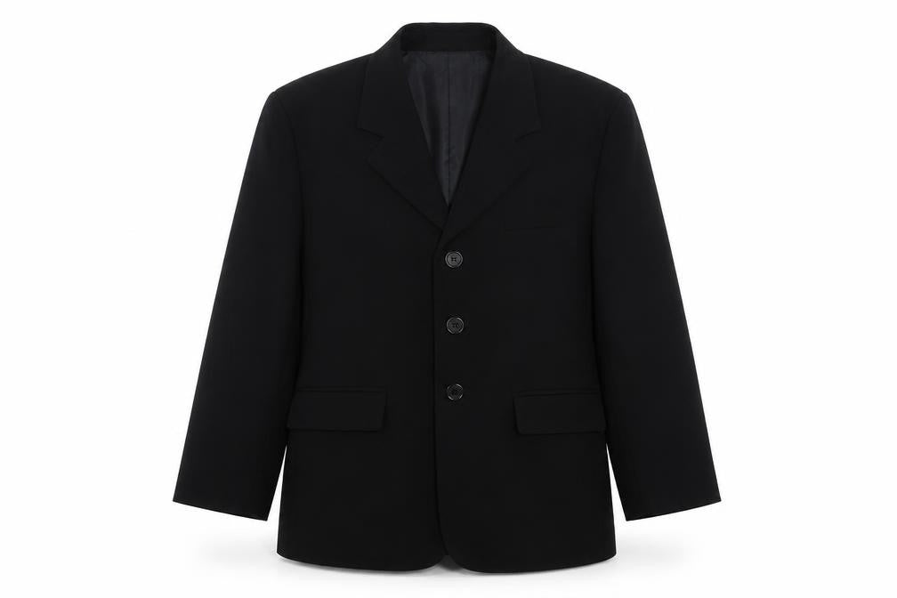 VivaKi Womens Black Jacket Size 8 Button