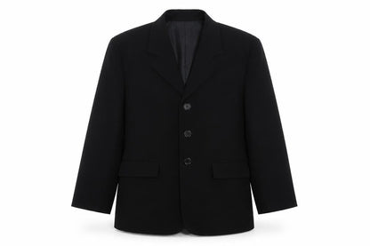 VivaKi Womens Black Jacket Size 8 Button