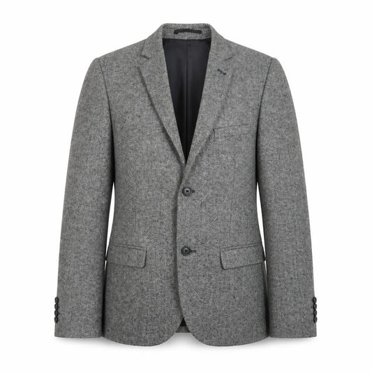 French Connection Mens Grey Wool Jacket Suit Jacket Size 36 Regular