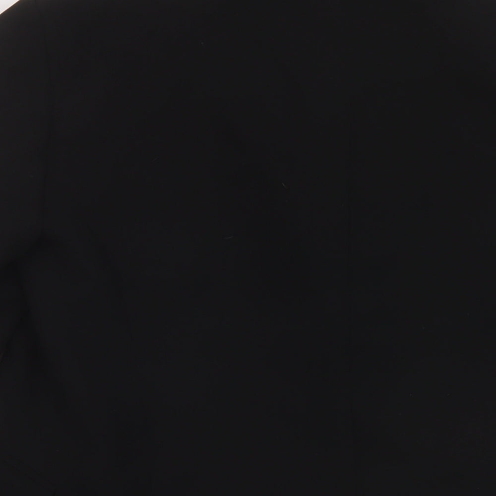 Marks and Spencer Womens Black Jacket Size 10 Button