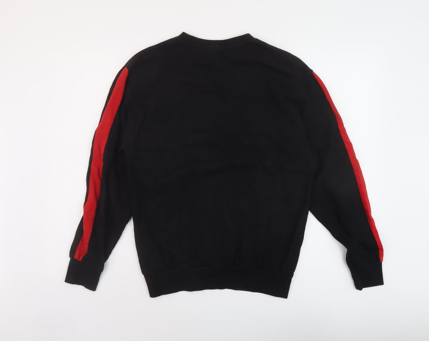 H&M Mens Black Cotton Pullover Sweatshirt Size XS