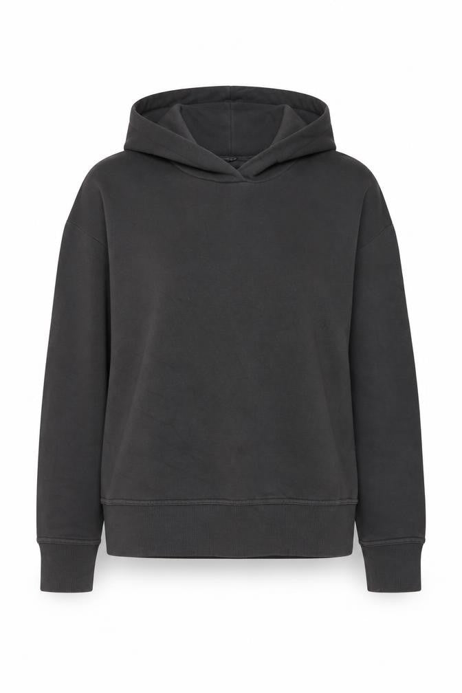 Zara Womens Grey Cotton Pullover Hoodie Size M Pullover