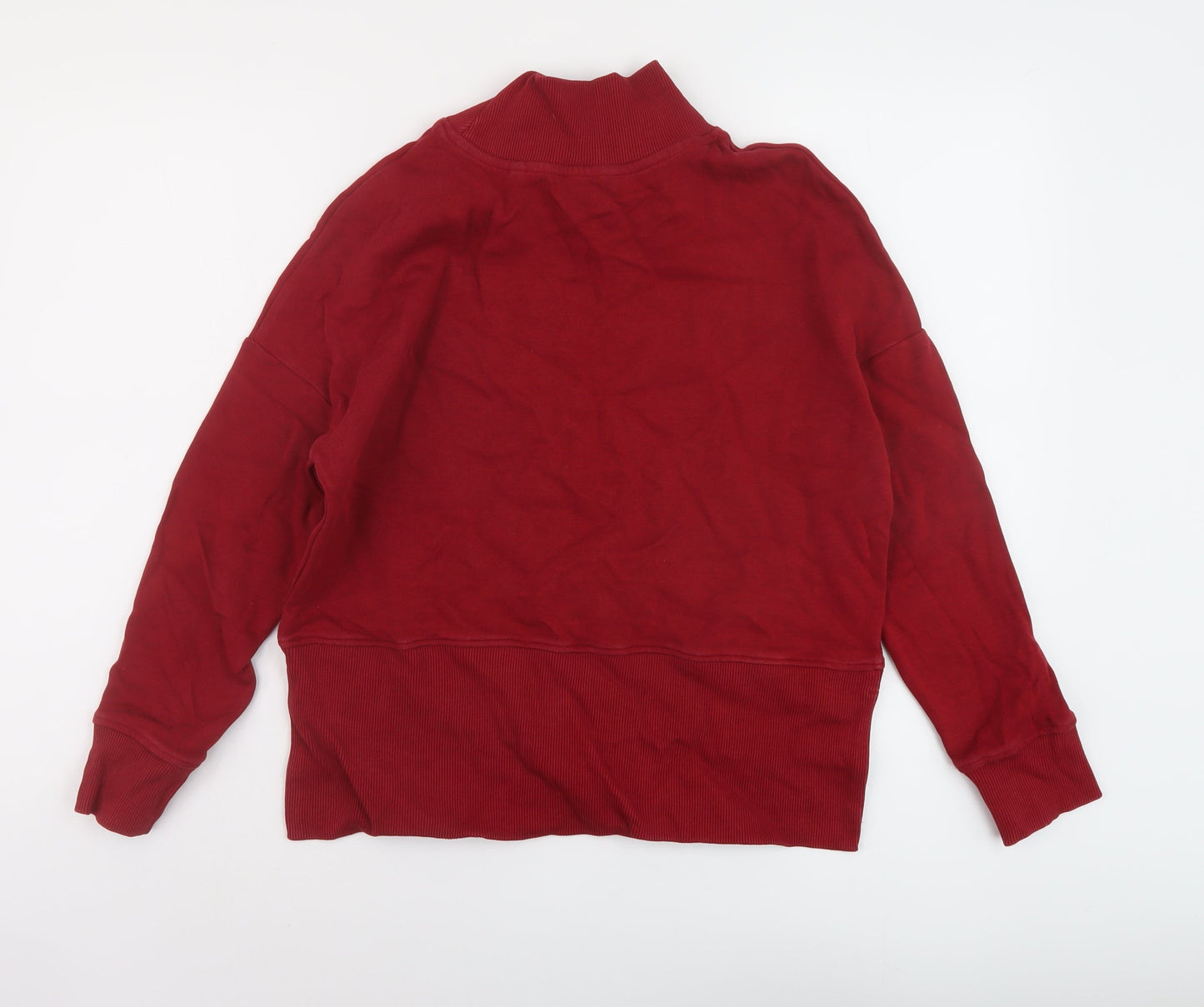 NEXT Womens Red Cotton Pullover Sweatshirt Size S Pullover