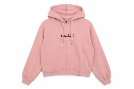 H&M Womens Pink Cotton Pullover Hoodie Size S Pullover