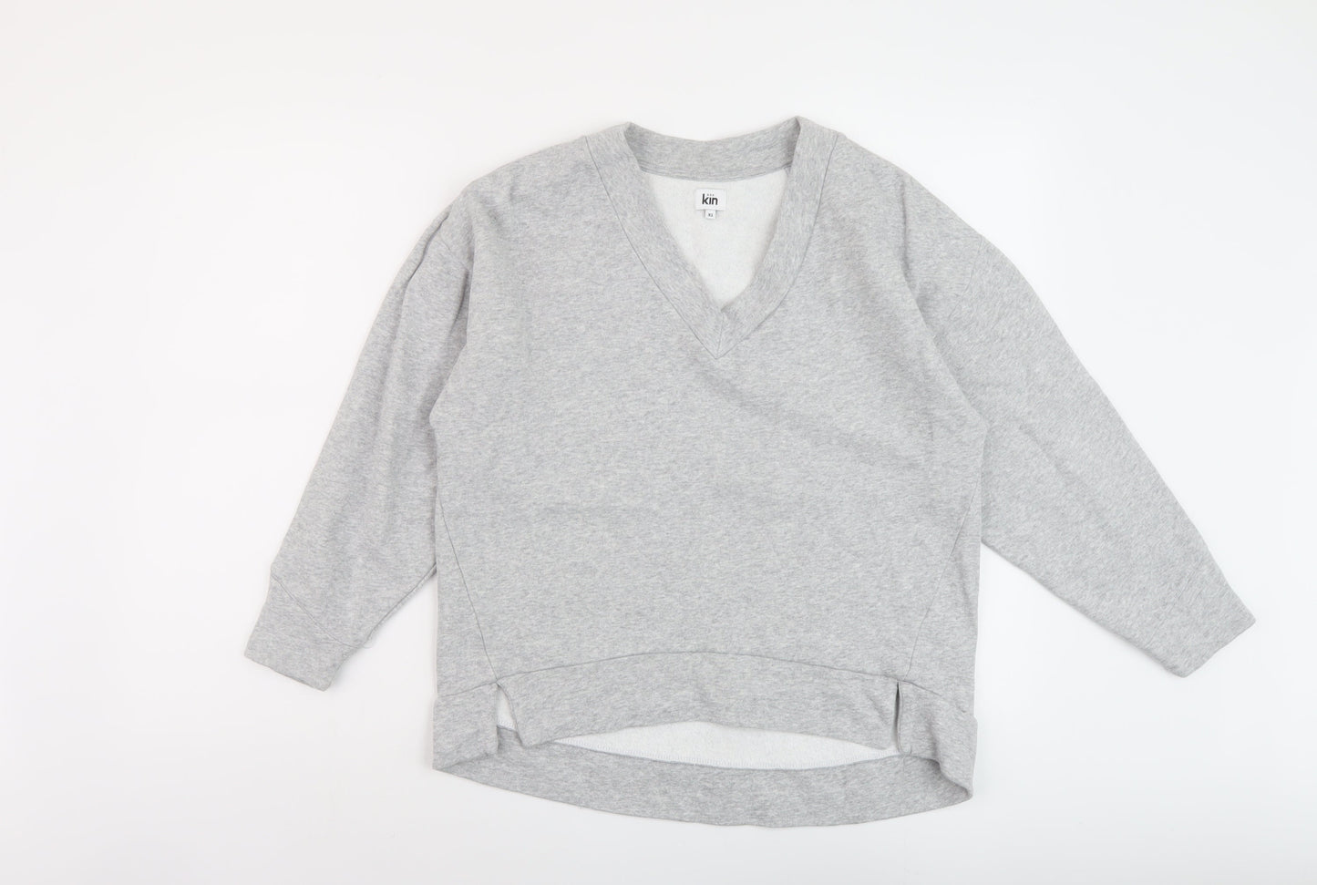 Kiin Womens Green Cotton Pullover Sweatshirt Size XS Pullover