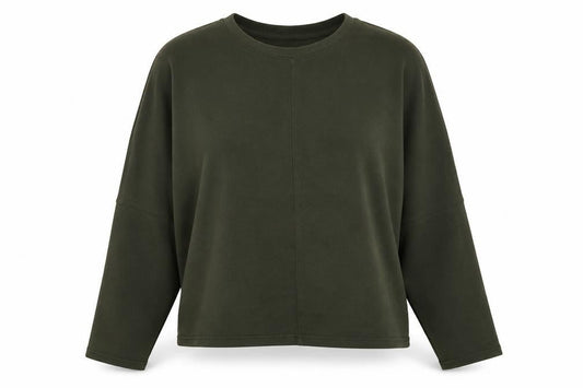 Ne wLook Womens Green Polyester Pullover Sweatshirt Size 16 Pullover