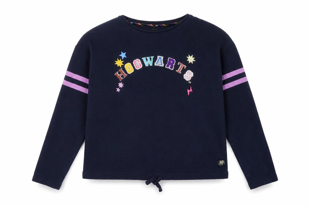 Marks & Spencer Girls Blue Cotton Pullover Sweatshirt Size 13-14 Years Pullover - Harry Potter