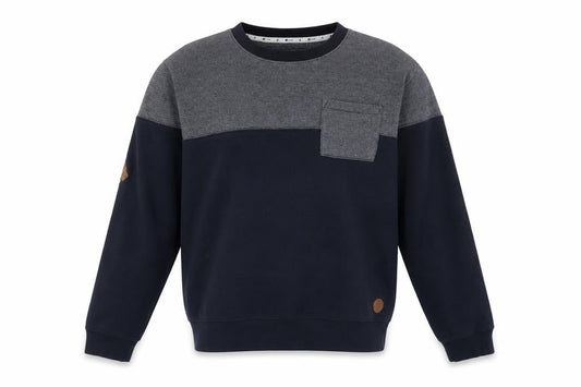 D-code Mens Blue Cotton Pullover Sweatshirt Size L