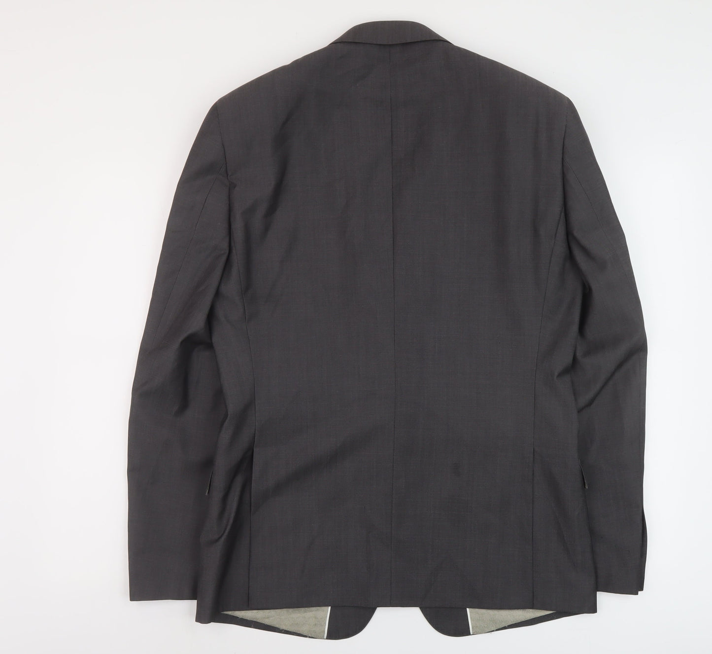 NEXT Mens Grey Wool Jacket Suit Jacket Size 40 Regular