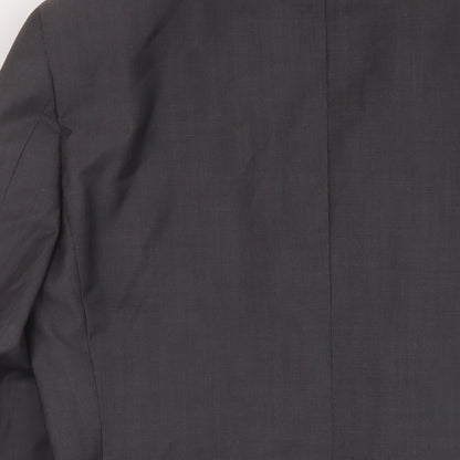 Next Mens Grey Wool Jacket Suit Jacket Size 40 Regular