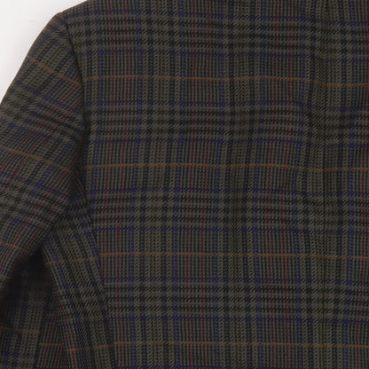 Osbourne Mens Green Plaid Wool Jacket Suit Jacket Size 42 Regular