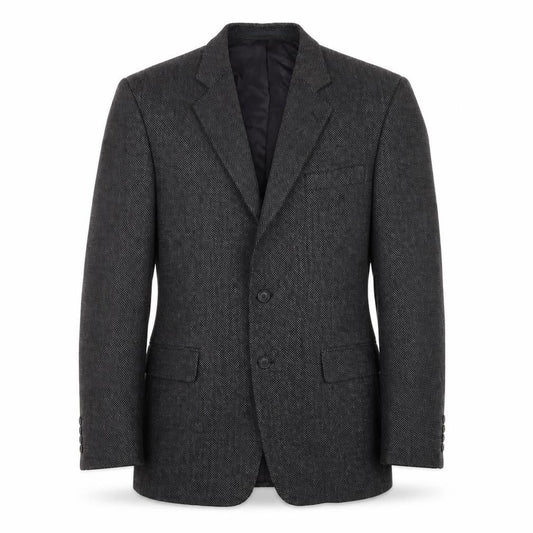 Brook Taverner Mens Grey Polyester Jacket Suit Jacket Size 42 Regular