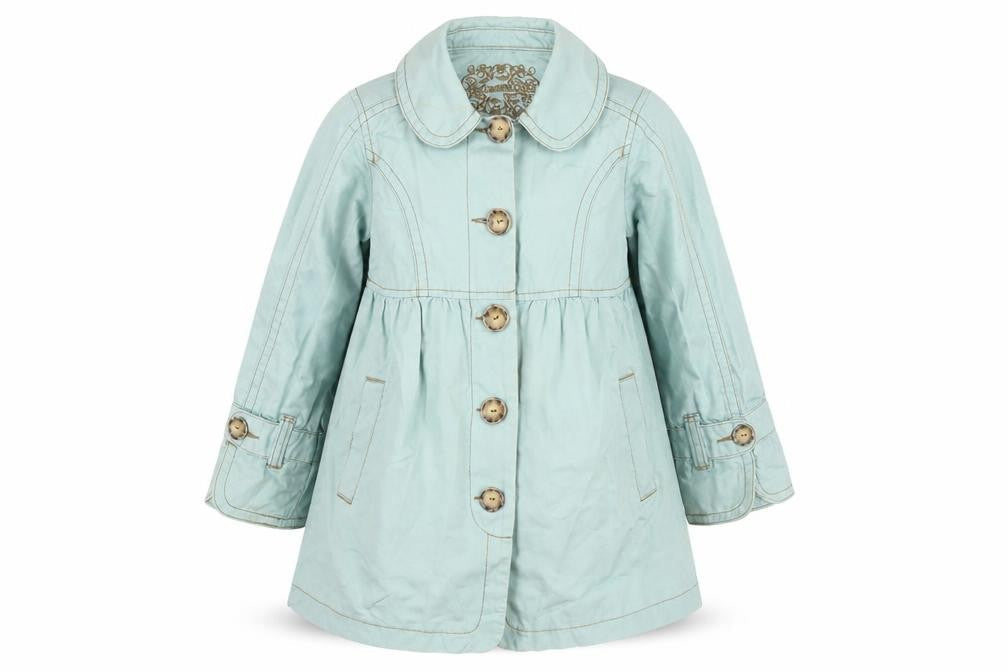 NEXT Girls Blue Jacket Size 5-6 Years Button