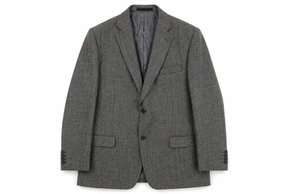 Marks & Spencer Mens Black Wool Jacket Suit Jacket Size 44 Regular