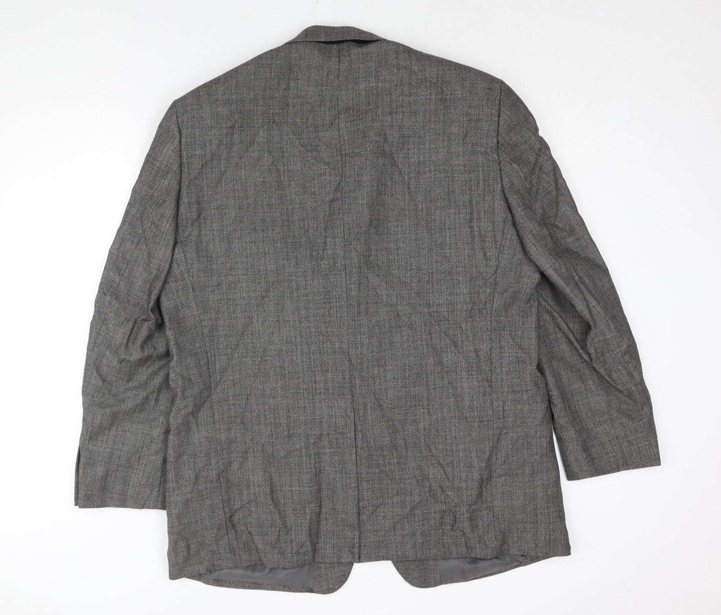 Marks and Spencer Mens Black Wool Jacket Suit Jacket Size 44 Regular