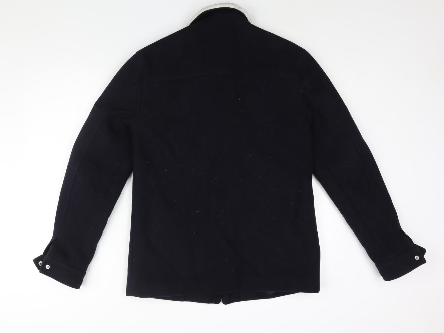 Topman Mens Blue Jacket Size S Snap