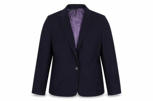 BHS Womens Purple Polyester Jacket Suit Jacket Size 16