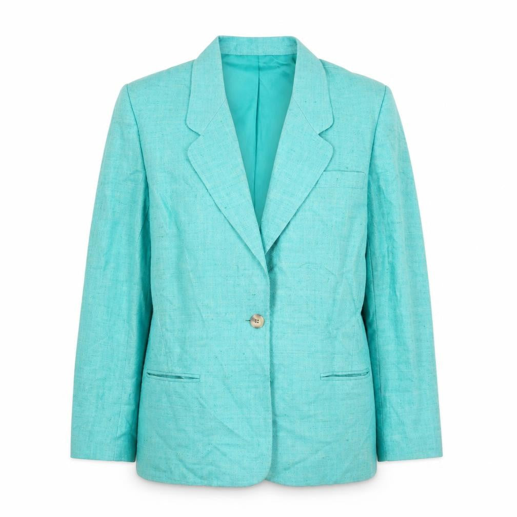 Orvis Womens Blue Jacket Blazer Size 8 Button