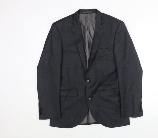 NEXT Mens Grey Wool Jacket Suit Jacket Size 36 Regular
