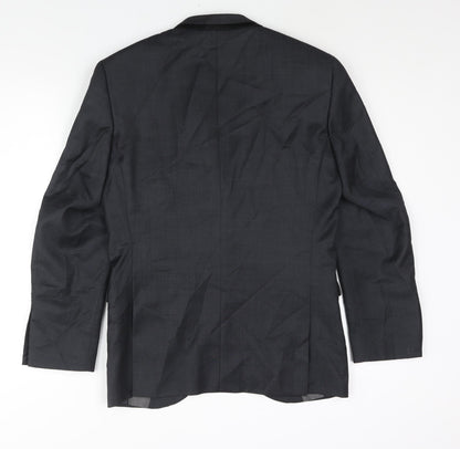 Next Mens Grey Wool Jacket Suit Jacket Size 36 Regular