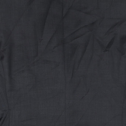 Next Mens Grey Wool Jacket Suit Jacket Size 36 Regular