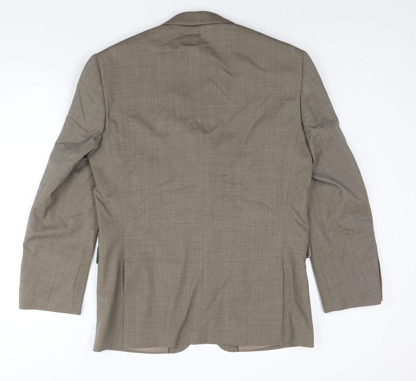 NEXT Mens Brown Wool Jacket Suit Jacket Size 38 Regular