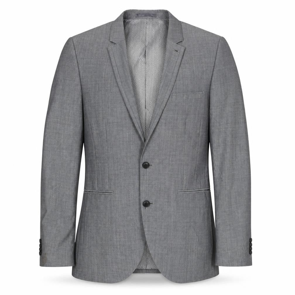 NEXT Mens Grey Wool Jacket Suit Jacket Size 38 Regular