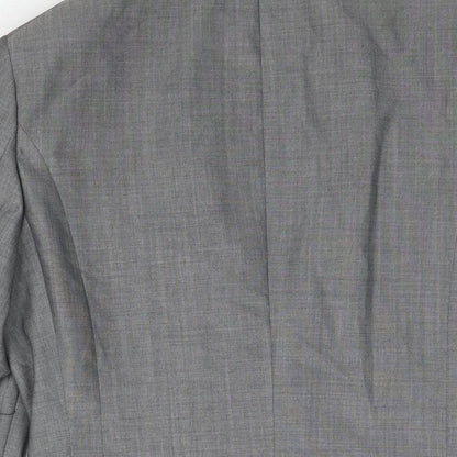 Next Mens Grey Wool Jacket Suit Jacket Size 38 Regular