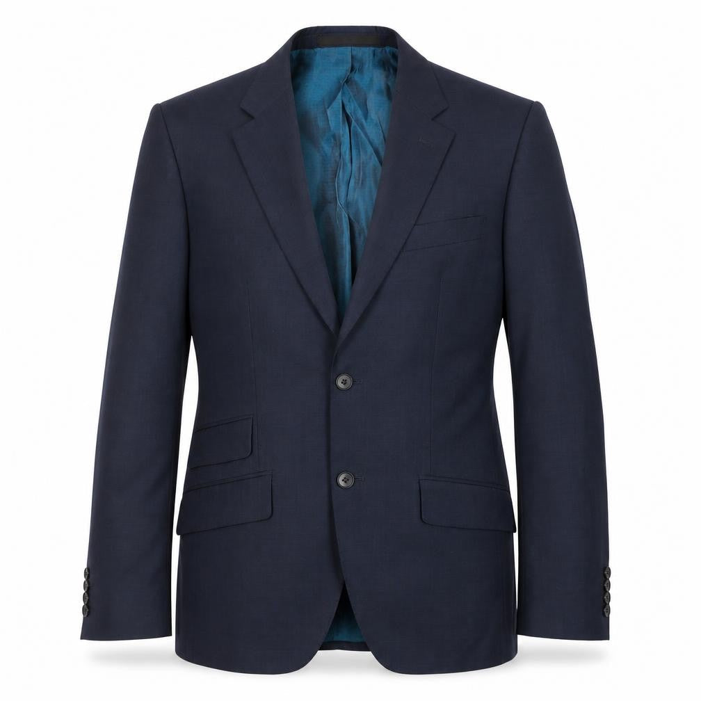Autograph Mens Blue Polyester Jacket Suit Jacket Size 36 Regular