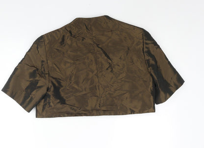 Klass Womens Brown Jacket Size 16