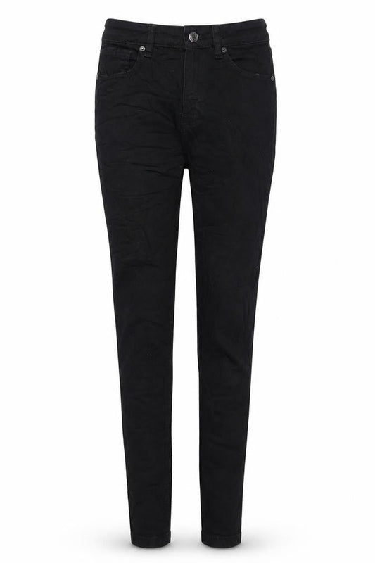 Don't Think Twice Womens Black Cotton Skinny Jeans Size 8 L27 in Regular Zip