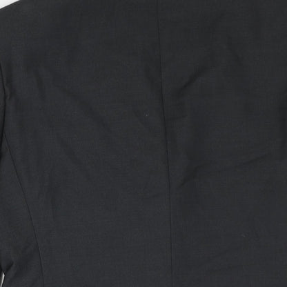 Next Mens Grey Polyester Jacket Suit Jacket Size 38 Regular