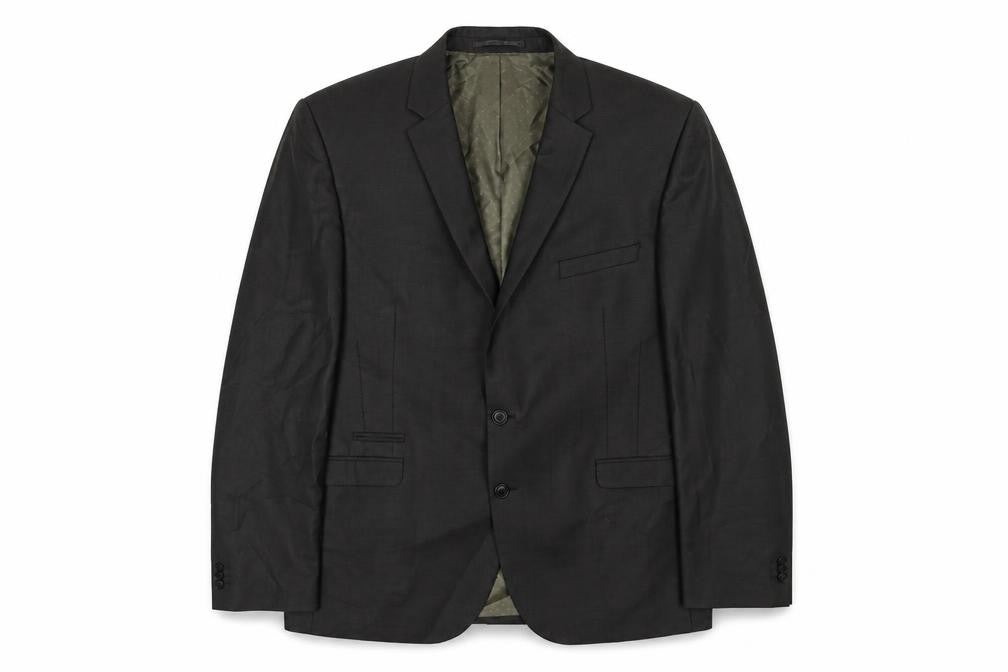 Urbane Mens Grey Wool Jacket Suit Jacket Size 44 Regular