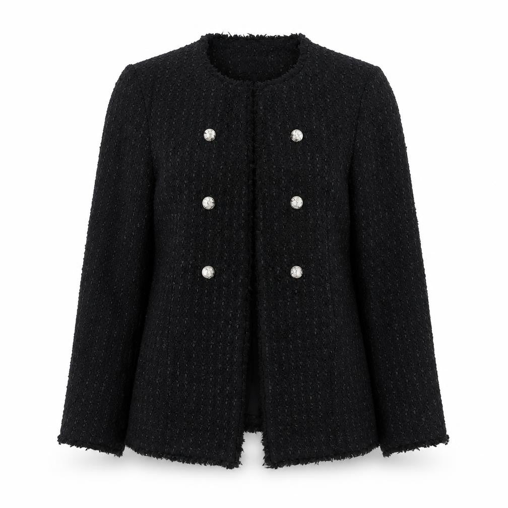 Marks & Spencer Womens Black Jacket Size 14 Hook & Eye