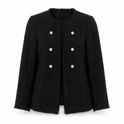 Marks & Spencer Womens Black Jacket Size 14 Hook & Eye