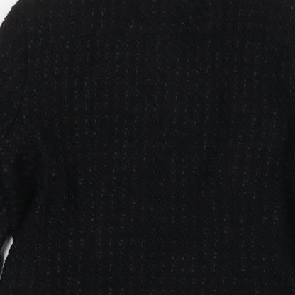 Marks & Spencer Womens Black Jacket Size 14 Hook & Eye