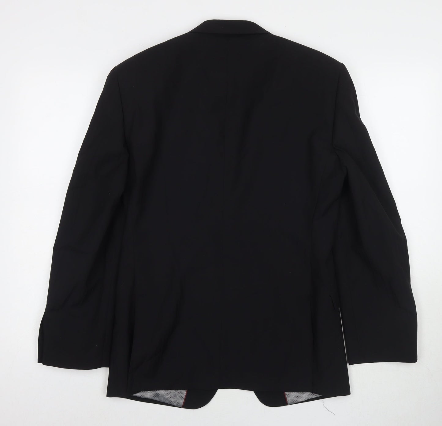 NEXT Mens Black Wool Jacket Suit Jacket Size 36 Regular