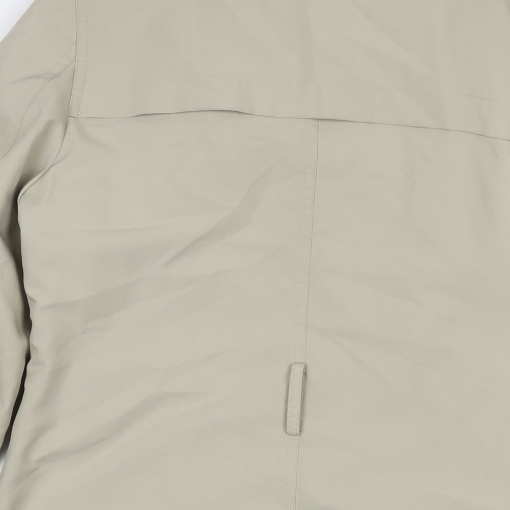 Marks & Spencer Womens Beige Trench Coat Jacket Size 12 Button