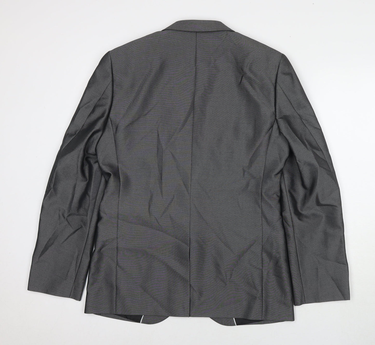 Taylor & Wright Mens Grey Polyester Jacket Suit Jacket Size 40 Regular